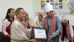 धरानमा डा. पुरण राईद्वारा लिखित पाँच कृर्तिहरूको परिचर्चा 