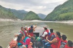 बराहक्षेत्रमा मोटरबोट सञ्चालन