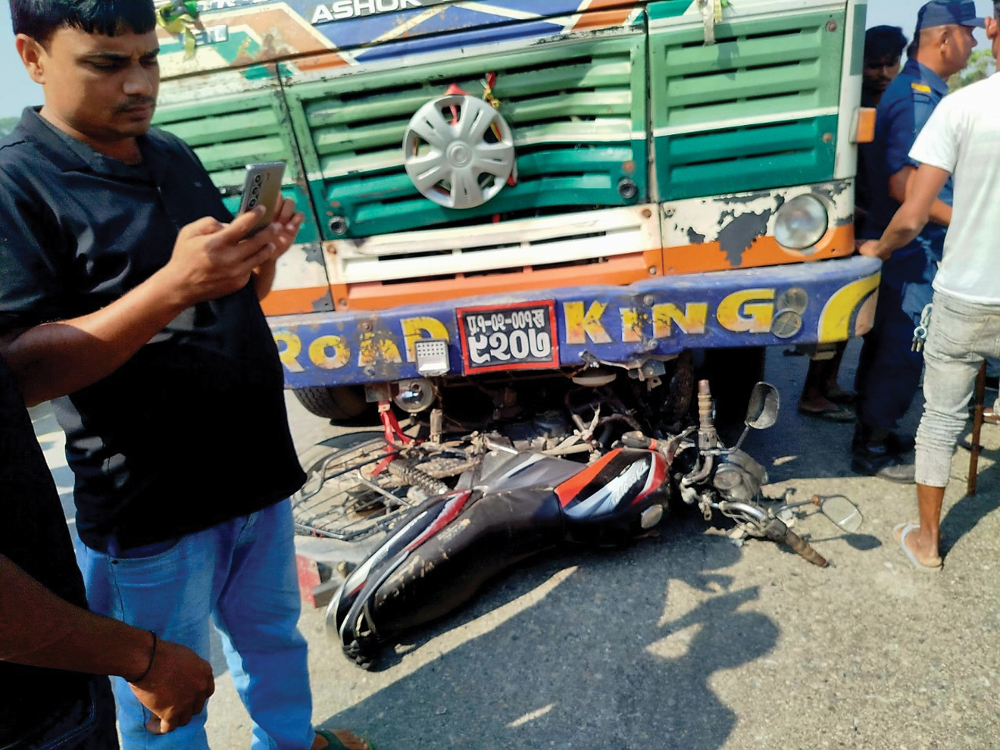 सुनसरीमा दुर्घटना, महिलाको मृत्यु