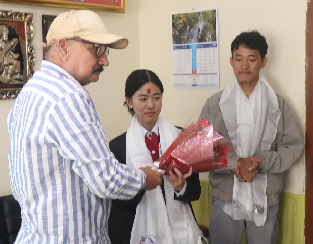 धरानको युएन कलेजकी युमी राईलाई अन्तर्राष्ट्रिय प्रतियोगितामा स्वर्णपदक जितिन्