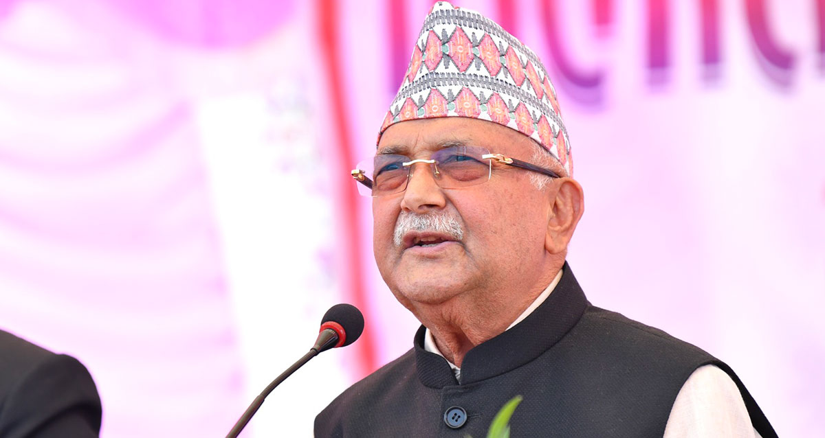 पार्टीभित्र बसेर नेतृत्वलाई खुइल्याउने नेता-कार्यकर्ता होइन : ओली