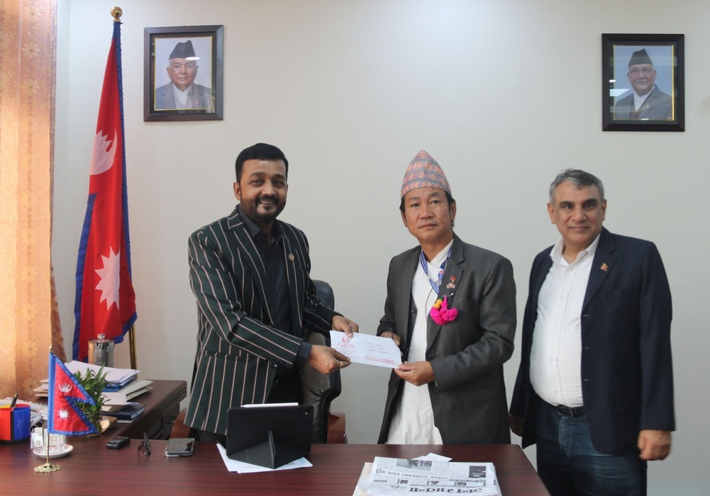 धरानका मेयरद्वारा खानेपानी मन्त्रीलाई पत्र